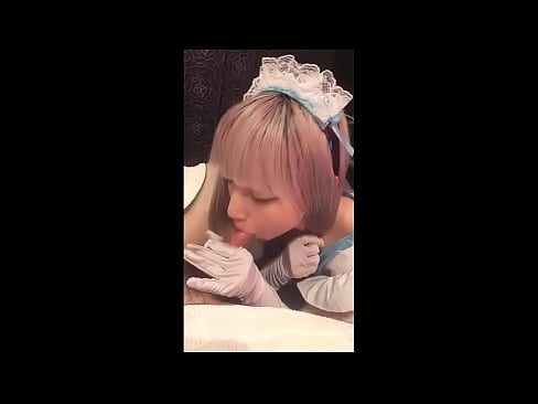❤️ Japanese Idol [mayuka], French maid costume, part 1, blowjob and jerk off with lotion ☑ Sex video sa amon ❌